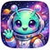 Colorful fantasy creature avatar with whimsical features and expressive design, suitable for a review profile.